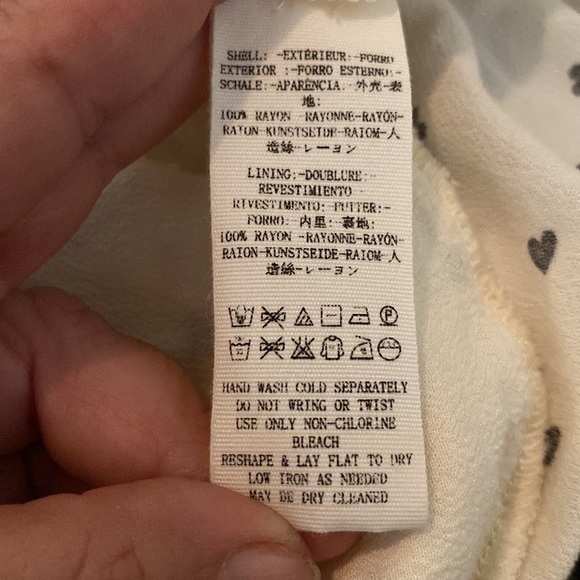 Free People short top with spaghetti straps and heart design. So cute! - Picture 13 of 13